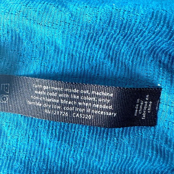 Aeropostale teal cap sleeves fit & flare dress Small - Picture 7 of 7